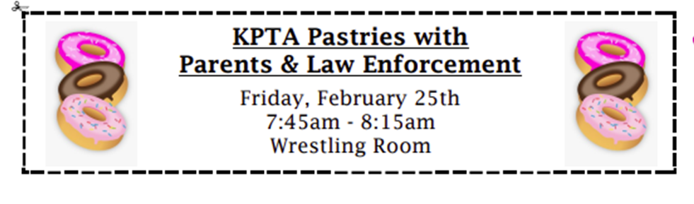 KPTA Pastries with Parents
